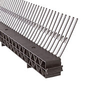 Bandă ventilare streașină cu musteță